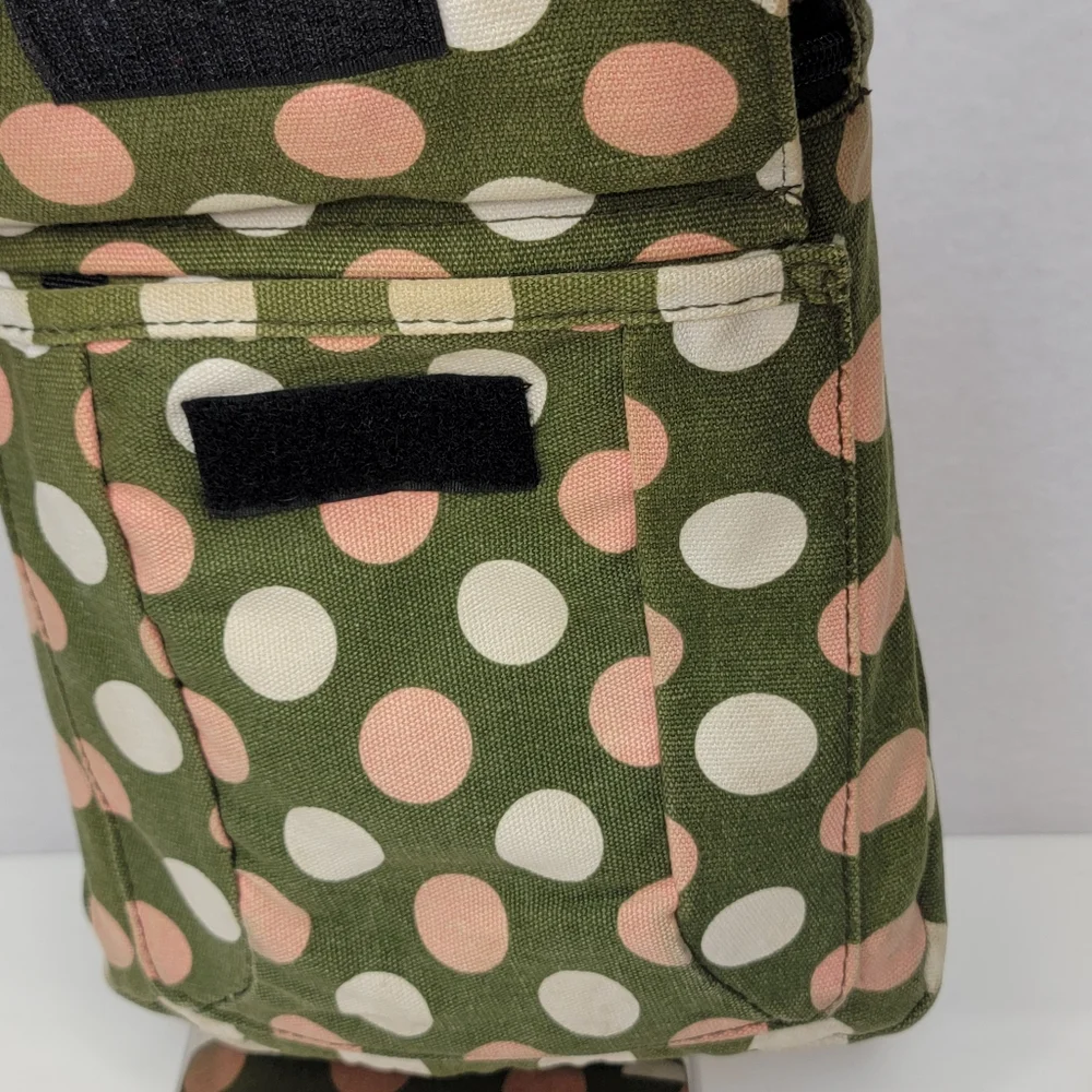 KAVU Green Polka Dot Crossbody‎ Bag. P154